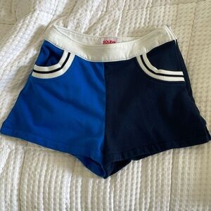 Solid & Striped Sophie Shorts in Navy/Blue